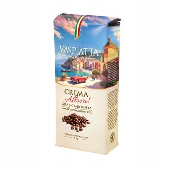 1x 1kg Vaspiatta kawa ziarnista crema allora