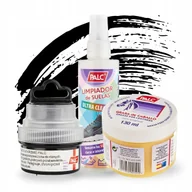 Środki do obuwia i ubrań - Czarna Pasta do Butów z Cleanerem i Tłuszczem Palc Zestaw 3w1 - miniaturka - grafika 1