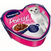 Mokra karma dla kotów - VITAKRAFT POESIE SOS dorsz, makaron i pomidor szalka dla kota 85g - miniaturka - grafika 1