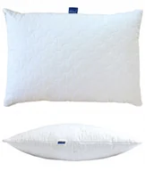 Poduszki - Poduszka pikowana premium zamek 70x80 gruba biała pro polska antyalergiczna - miniaturka - grafika 1