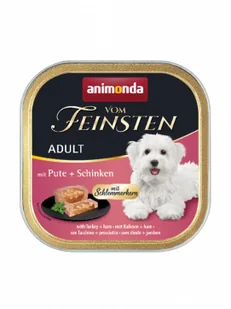 Animonda Vom Feinsten Gourmet Centre szalki z indykiem i szynką 150 g - Mokra karma dla psów - miniaturka - grafika 1