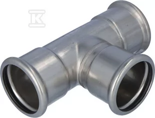 Trójnik KAN-therm Inox - 76,1 x 76,1 x 76,1 - Łączniki, trójniki, kształtki - miniaturka - grafika 1