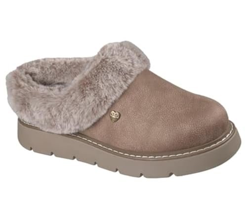 Skechers Keepsakes Lite-Cozy Blend klapki damskie, szarobrązowe, rozmiar 6, szarobrązowy, 36 EU