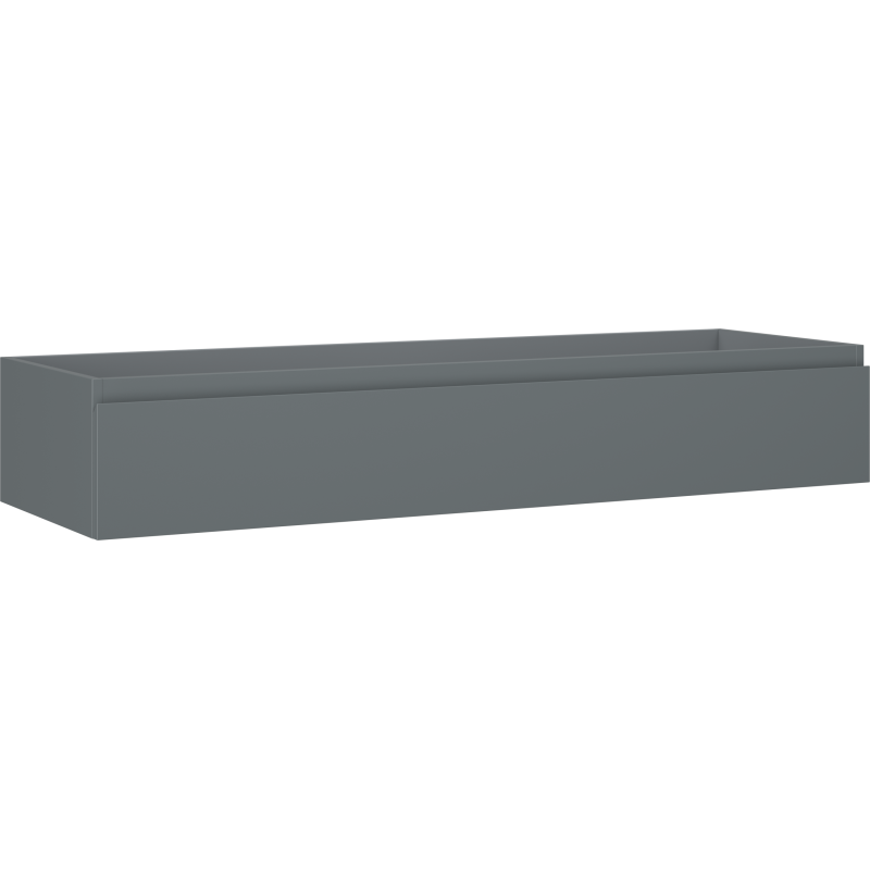 Mexen Orio szafka łazienkowa podumywalkowa 140 cm, 1 szuflada, grafit mat - 91A10-14023-1-BF66