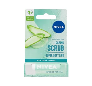 NIVEA Peeling Do Ust Aloes 5,5ml - Peelingi i scruby do twarzy - miniaturka - grafika 1