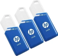 Pendrive - HP x755w Triple Pack pamięć USB 64 GB USB Typu-A 3.2 Gen 1 (3.1 Gen 1) Niebieski, Biały P-HPFD755W64X3-GE - miniaturka - grafika 1