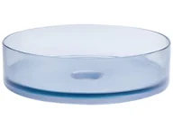 Umywalki - Umywalka nadblatowa okrągła  36 cm niebieska TOLOSA - miniaturka - grafika 1