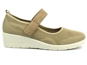 Półbuty damskie - Półbuty damskie News 23TX02-6016 beż - miniaturka - grafika 1