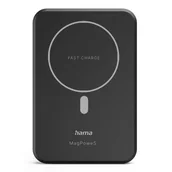 Powerbanki - Powerbank indukcyjny HAMA MagPower 201695 5000 mAh - miniaturka - grafika 1
