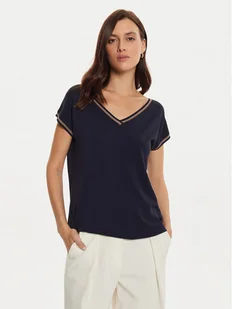 Tatuum Bluzka Sora T2417.052B Granatowy Regular Fit - Bluzki damskie - miniaturka - grafika 1