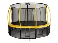 Trampoliny - Jumpi Trampolina Ogrodowa 435cm/14ft żółta Maxy Comfort Plus Z Wewnętrzną siatką TR14FTYELL - miniaturka - grafika 1