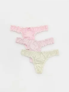 Reserved - Majtki typu stringi 3 pack - różowy - Majtki damskie - miniaturka - grafika 1