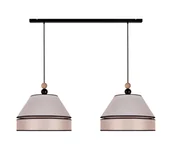 Lampy sufitowe - Duolla - Żyrandol na lince AVIGNON 2xE27/15W/230V beżowy - miniaturka - grafika 1