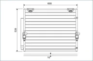 Chłodnice - Chłodnica klimatyzacji VALEO 822621 8846060400 TOYOTA - miniaturka - grafika 1
