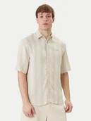 Koszule męskie - Guess Koszula M6GH28 W1717 Beżowy Regular Fit - miniaturka - grafika 1