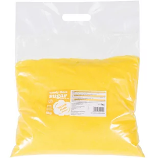 Kolorowy cukier do waty cukrowej żółty o smaku naturalnym 5kg - Inne urządzenia gastronomiczne - miniaturka - grafika 1