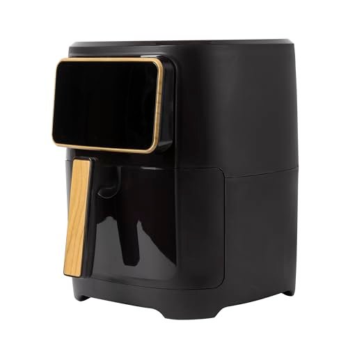 BERGNER CHARCOAL Frytkownica powietrzna 1800 W 6,9 l - 8 programów gotowania - regulacja temperatury 80-200°C - timer do 30 min - powłoka Ceratech