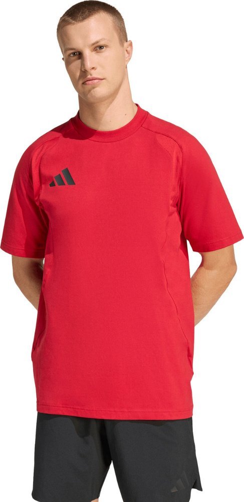 Adidas Koszulka męska adidas Tiro 26 Travel Tee czerwona KD1121 L