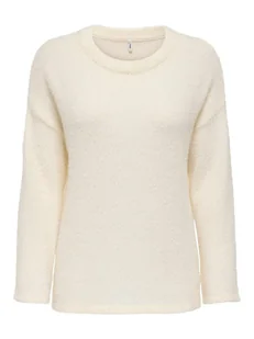 ONLY Sweter w kolorze kremowym - Swetry damskie - miniaturka - grafika 1