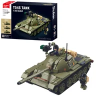 Klocki - Klocki Sluban Czołg Wojskowy T-54s Wojsko 2 Figurki 604 El. - miniaturka - grafika 1