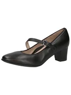 Czółenka - Caprice Damskie czółenka 9-22310-44, Black Nappa, 39 EU, Czarna papka, 39 eu - miniaturka - grafika 1