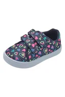 Buty dla dziewczynek - Chicco, Damskie trampki z doble cierre de gancho y bucle, wygodne, elastyczne i oddychające, idealne na wiosnę, jesień i zimę, buty dla dziewczynek i dziewcząt, zaprojektowane we Włoszech, Niebieski - miniaturka - grafika 1