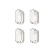 Inne - TEMU Zestaw 4 Sztuk Uchwytów na Szczoteczki do Zębów Montowanych na Ścianie, Bez Wiercenia, Ochrona Przed Kurzem w Łazience z Bezszwowej Konstrukcji, - miniaturka - grafika 1