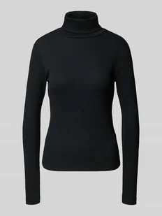 Bluzka z długim rękawem o kroju slim z dodatkiem bawełny model ‘CHLOE’ - Bluzki damskie - miniaturka - grafika 1