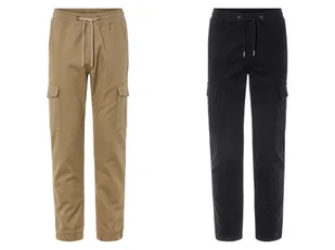 LIVERGY® Joggery męskie cargo z bawełną - Spodnie męskie - miniaturka - grafika 1