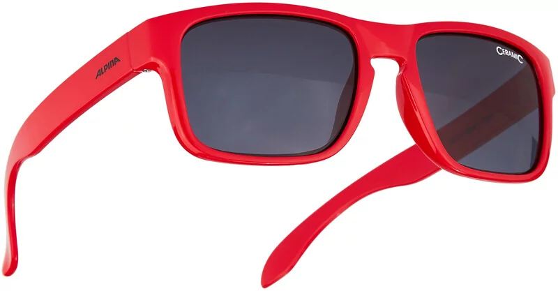 Alpina MiTZO okulary sportowe, dziecięce, czerwone, jeden rozmiar