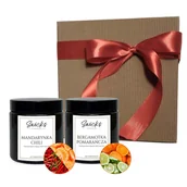 Świece - Zestaw prezentowy świece sojowe 2x120ml MANDARYNKA CHILI, BERGAMOTKA POMARAŃCZA - miniaturka - grafika 1