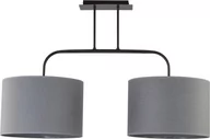 Lampy sufitowe - Nowodvorski Lampa wisząca zwis Alice Gray 2x100W E27 Szary 6817 - miniaturka - grafika 1