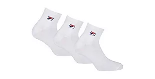FILA Unisex F9303 skarpety uniwersalne biały biały 35-38 - Skarpetki damskie - miniaturka - grafika 1