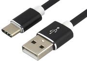 Kable USB - everActive Kabel przewód silikonowy USB USB-C everActive CBS-1.5CB 1.5m z obsługą szybkiego ładowania do 3A czarny - miniaturka - grafika 1