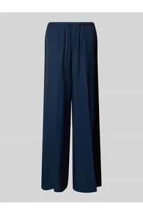 Spodnie bez zapięcia o luźnym kroju z czystej wiskozy - Tommy Hilfiger - Spodnie sportowe damskie - miniaturka - grafika 1