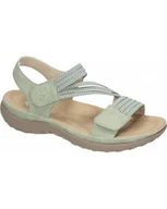 Sandały damskie - SANDAŁY RIEKER - 910173-71 ZIELONY - Rieker - miniaturka - grafika 1