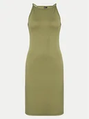 Sukienki - Pieces Sukienka dzianinowa Ostina 17124786 Zielony Slim Fit - miniaturka - grafika 1