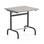 Meble do szkół i przedszkoli - Ławka szkolna 180, linoleum, antracyt, ciemnoszary - miniaturka - grafika 1