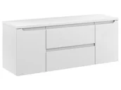 Szafki łazienkowe - Szafka Wisząca Z Blatem ETH 120 cm D - Biały Mat - miniaturka - grafika 1