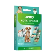Apteczki i materiały opatrunkowe - Apteo Apteo plastry dla dzieci kotki i pieski 10 sztuk 9091307 - miniaturka - grafika 1