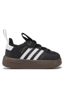 Buty dla dziewczynek - adidas Sneakersy adiform Samba 360 JH5201 Czarny - miniaturka - grafika 1