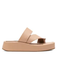 Klapki i japonki damskie - Japonki Gino Rossi PACIANA-32289 Beżowy - miniaturka - grafika 1