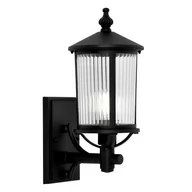 Lampy ogrodowe - Miami kinkiet elewacyjny ścienny 1xE27 czarny K-8220 - miniaturka - grafika 1