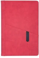 Notesy i bloczki - Notes Notatnik biurowy twardy w kratkę z kieszonką na telefon - O.NOTE Tokyo - 207 x 145 mm (A5) - czerwony - miniaturka - grafika 1