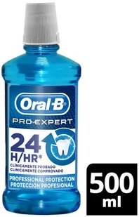 Płyn do płukania ust Oral-B Pro-Expert Professional Protection Fresh Mint Mouthwash 500 ml (4084500924055) - Płyny do płukania jamy ustnej - miniaturka - grafika 1