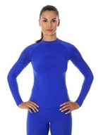 Bielizna sportowa damska - Brubeck, Koszulka damska, Thermo, kobaltowy, rozmiar XS - miniaturka - grafika 1