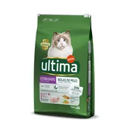 Sucha karma dla kotów - 10% taniej! Ultima, karma sucha, 2 x 3 kg / 7,5 kg / 10 kg - Cat Sterilized Hairball, 2 x 7,5 kg - miniaturka - grafika 1