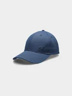 Czapki damskie - 4F, Czapka z daszkiem męska, 4FSS23ACABM119-32S, Denim, Rozmiar L - miniaturka - grafika 1