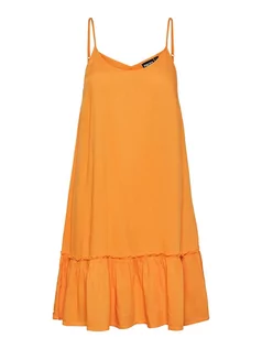 Sukienki - Pieces Sukienka w kolorze pomarańczowym - grafika 1
