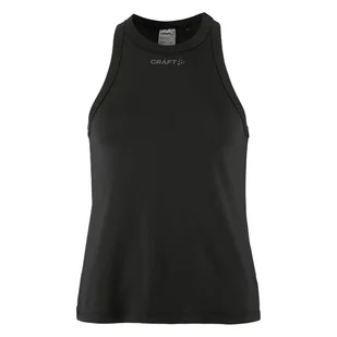 Damska koszulka bez rękawów CRAFT CORE ESSENCE MESH SINGLET W 1914698-999000 – Czarny - Koszulki i topy damskie - miniaturka - grafika 1